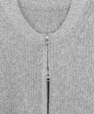 [unisex] Kosor Two-Way Knit Zip-Up Over Cardigan