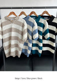 Olle Stripe Collar Knit