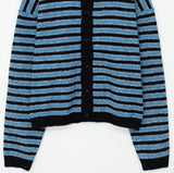 Hairy st color matching cardigan