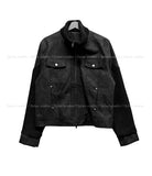 Mood Knit Color Matching High Neck Jacket