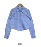 Eddie Stripe Cropped Shirt