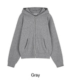 Any Stitch Knit Hood Zip Up