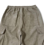 Basic Corduroy Cargo Parachute Pants