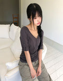 Dales Roll-up Three Quarter T-shirt