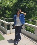 Tenshi Non-Fade Raw Fabric Two-Way Pin Tuck Banding Pants