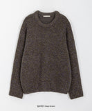 Ramuse hairy wool mix color knit