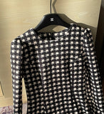 Rafice Hound Check H-Line One Piece