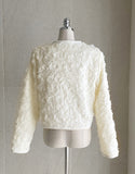 Roseming Flower Short Cardigan Jacket