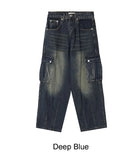 Cardan Washing Cargo Denim Pants