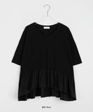 Masyuro Frill Loose Short Sleeve Tee