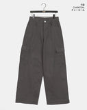 Partick Cotton Wide Long Cargo Pants