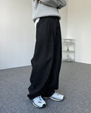 Lian Pintuck Wide Denim Pants