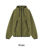 Tail multi-zipper windbreaker