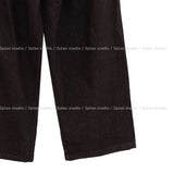 Cozy volume cut denim pants