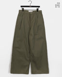 [Mink Brushed] Sonek Rustling Cotton Wide Cargo Pants