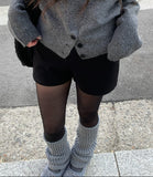 Suin Knit Short Brushed Pants