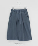 [Unisex] Kehiro Pigment Banding Bermuda Pants