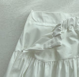 Eki Banding Shirring Flare Long Skirt