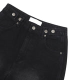 Black Blue Half Cargo Bermuda Denim