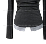 Reet Drape Layered Shirt