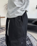 Rotten Pintuck Cargo Banding Pants