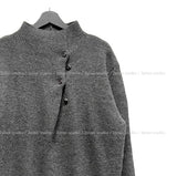 Cleo Half-Neck Snap Knit