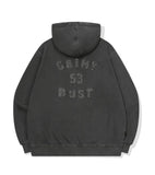 [2-WAY] Rust Patch Pigment Hood Zip-Up