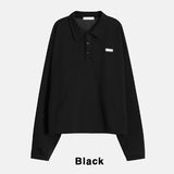 Blank Crop Collar Tee