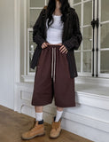 [U-BASIC] Side Snap Bermuda Training Pants