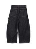 Defen Carpenter Wide Denim Pants