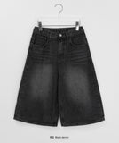 [Unisex] Ilpou Washing Denim Bermuda Pants