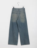 Muden Washed Denim Wide Pants