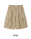 Coel Zip Cargo Bermuda Pants