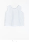 Demell two-way ribbon sleeveless blouse