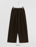 Gih Banding Linen Wide Pants