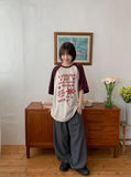 [BAONHAUS] Genbibeu Nylon Belted Wide-leg Pants