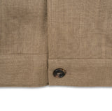 Saffy Linen Two Pocket Crop Jacket
