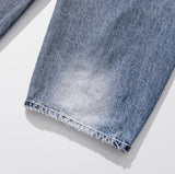 Need Dart Wide Blue Denim Pants