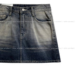 Gra Washing Denim Mini Skirt