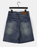 Boyle Washing Bermuda Half-Length Denim Pants