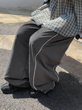 [Unisex] Fileden Track Nylon Banding Wide Pants
