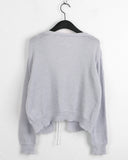 Milan Strap Boucle Crop Long Sleeve Cardigan