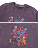 Happy Callie Raglan Pigment Sweatshirt