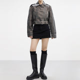 Lana Brushed A-line Skirt