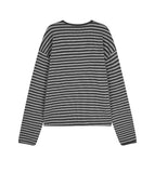 Iken Striped Waffle Crop Top
