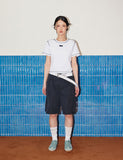 Reverse Stitch Crop T-shirt