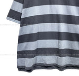 Fadi striped collar short sleeve t-shirt