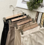 Enard satin flared skirt