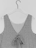 Gaven Check Ribbon Long Tiered One Piece