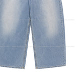 Blush Lace Sagging Denim Pants